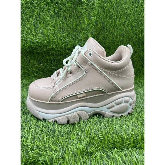 Buffalo London Platform Chunky Trainers Sneakers Pink Shoes Women’s EU 41 - Picture 16 of 16